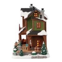 Lemax white mountain cider mill verlicht kersthuisje Vail Village 2023 - thumbnail