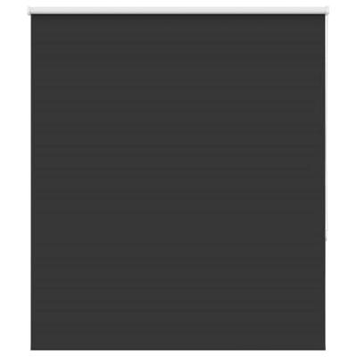Rolgordijn verduisterend 135x130 cm stofbreedte 131,6 cm zwart