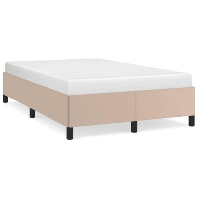 Bedframe kunstleer cappuccinokleurig 120x190 cm