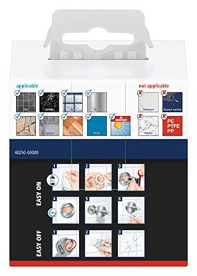 tesa 40250-00000-00 hukk Haken Lijm Chroom (glanzend) tesa 40250-00000-00 hukk Haken Lijm Chroom (glanzend)