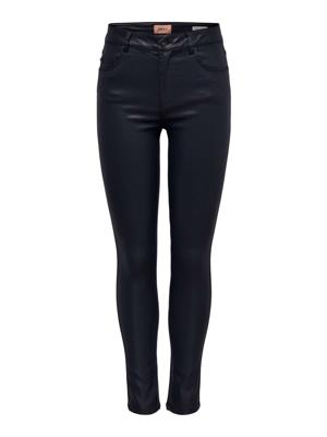 Hush mid skinny black coated pants