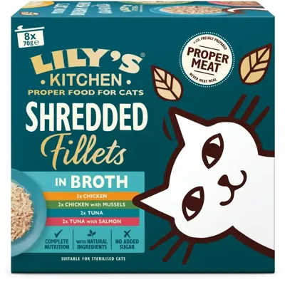 Lily's Kitchen - Malse Reepjes Multipack Kat 70gr