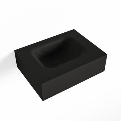 MONDIAZ LEX Urban vrijhangende solid surface wastafel 40cm. Positie wasbak midden MONDIAZ LEX Urban vrijhangende solid surface wastafel 40cm. Positie wasbak midden