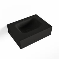 MONDIAZ LEX Urban vrijhangende solid surface wastafel 40cm. Positie wasbak midden - thumbnail