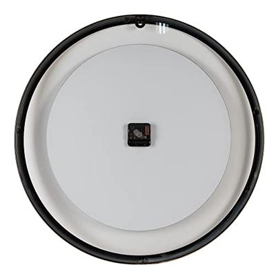 Clayre & Eef Wandklok Ø 60 cm Zwart Goudkleurig Ijzer Glas Muurklok