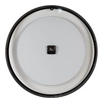 Clayre & Eef Wandklok Ø 60 cm Zwart Goudkleurig Ijzer Glas Muurklok - thumbnail