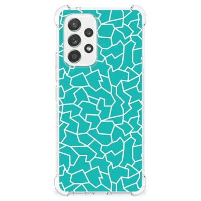 Samsung Galaxy A53 5G Back Cover Cracks Blue Samsung Galaxy A53 5G Back Cover Cracks Blue