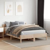 Bedframe zonder matras massief grenenhout 150x200 cm - thumbnail
