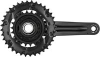 SHIMANO crankstel "altus fc-mt210" cranks.shim. alt.fcmt210 22/36t.170mm 9sp bl. - thumbnail