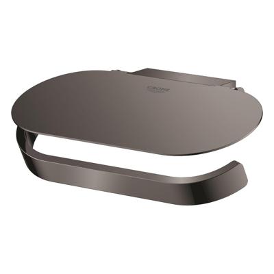 Grohe Selection toiletrolhouder met klep15,2x8,6x5,1cm hard graphite