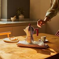 ALESSI - Pulcina - Percolator 3kops rood - thumbnail