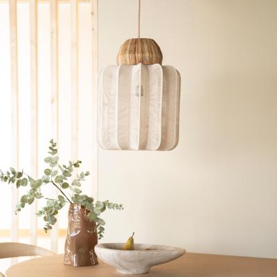 By-Boo Hanglamp 'Reb' Zeegras en katoen