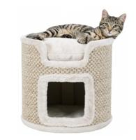 Trixie krabton ria krabpaal lichtgrijs / naturel 37x37x37 cm - thumbnail