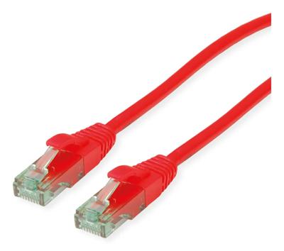 ROLINE RM Patchkabel Cat.6A UTP, rood, 2 m