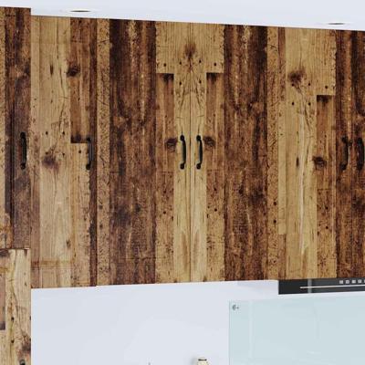 Keukenkast Kalmar Oudhout 80 x 31 x 100 cm Bewerkt hout