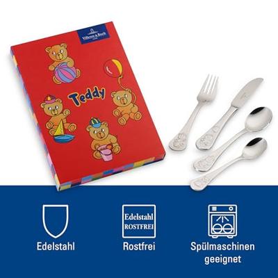 Villeroy & Boch Teddy Kinderbestek 4-delig - thumbnail