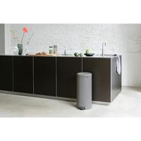 Brabantia pedaalemmer Newlcon 30 liter mineral concrete grey - thumbnail