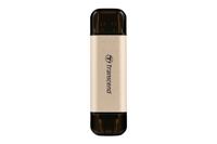 Transcend JetFlash 930C USB flash drive 128 GB USB Type-A / USB Type-C 3.2 Gen 1 (3.1 Gen 1) Goud - thumbnail