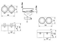 Trio Dubbele led spotTaurus - 652910231 - thumbnail