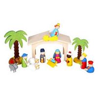 Simply for Kids Houten Kerststal - thumbnail