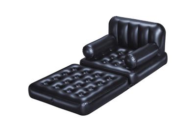 Bestway Opblaasbare Stoel 4 Posities Zwart 191x38x25 cm Interieur 75114