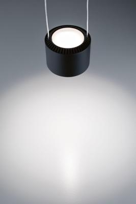 Paulmann Pendel Aldan 230V-railsysteem lamp URail LED Chroom (mat), Zwart