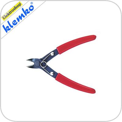 Electronicakniptang voor dun koperdraad en afwerken van prin