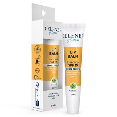 Celenes Herbal lipbalm SPF15 10 Milliliter Celenes Herbal lipbalm SPF15 10 Milliliter