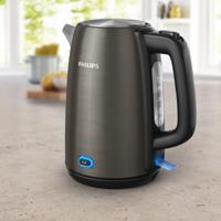 Philips Viva Collection HD9353/90 waterkoker 1,7 l 2060 W Zwart, Roestvrijstaal - thumbnail