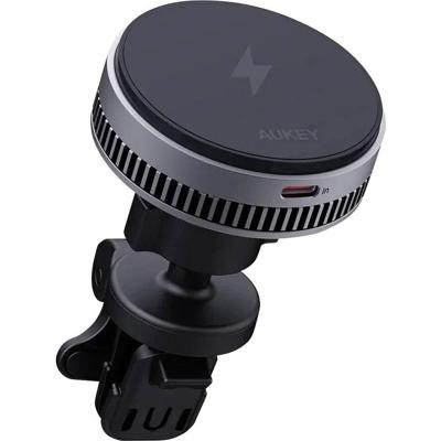 Aukey Inductie lader 15 W MagFusion Dash Pro HD-MC13A Uitgangen Magnetische aansluiting