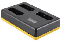 Triple Lader Nikon EN-EL14 en EN-EL14a - Laadt 3 accu's, ook tegelijkertijd - thumbnail