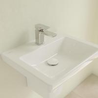 Fontein Villeroy & Boch Subway Met CeramicPlus Zonder Overloop 3.0 50x40x14.5 cm Wit Alpin Villeroy & Boch - thumbnail