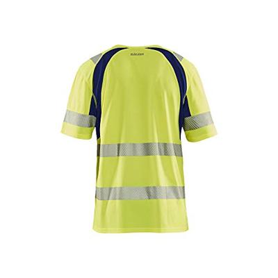 Blåkläder UV-T-Shirt High-Vis 33971013 | High-Vis Geel/Marineblauw | Maat XL - 7330509655139