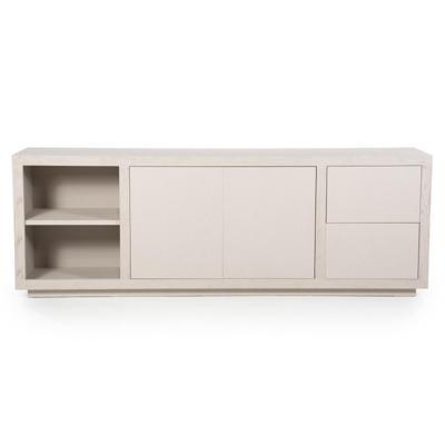 Eleonora Dressoir 'Helsinki' Eiken, 200cm, kleur Taupe