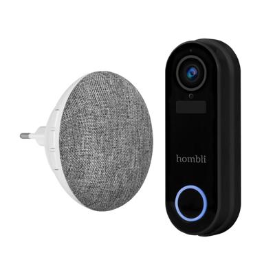 HOMBLI Smart Doorbell Pack Slimme deurbel Zwart