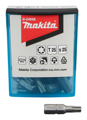 Makita Accessoires Schroefbit T25x25mm - B-24658 B-24658