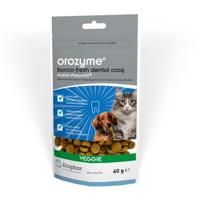 Orozyme Bucco-Fresh Dental Croq tot 10 kg honden/kattensnack 60 g - thumbnail