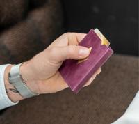 EXENTRI EX D 316 portemonnee, kaarthouder & reisdocumenthouder Paars - thumbnail