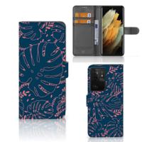 Samsung Galaxy S21 Ultra Hoesje Palm Leaves - thumbnail