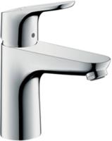 Hansgrohe Focus ééngreeps wastafelmengkraan 100 met PopUp trekwaste, chroom - thumbnail