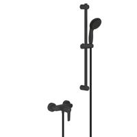 Grohe Precision Start Douchekraan - glijstang - handdouche - mengkraan - 60cm - mat zwart SW924884 / SW924741 - thumbnail