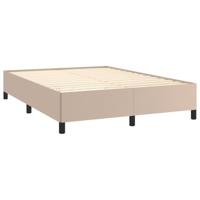 Bedframe kunstleer cappuccinokleurig 140x200 cm - thumbnail