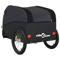 Fietstrailer 30 kg ijzer zwart - thumbnail