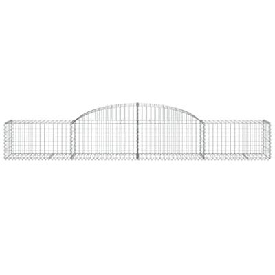 Schanskorf gewelfd 300x50x40/60 cm gegalvaniseerd ijzer Schanskorf gewelfd 300x50x40/60 cm gegalvaniseerd ijzer
