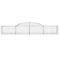 Schanskorf gewelfd 300x50x40/60 cm gegalvaniseerd ijzer - thumbnail