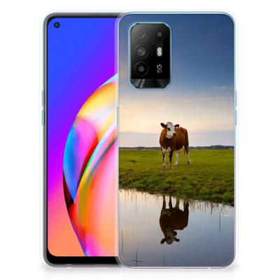 OPPO A94 5G | Reno5 Z | TPU Hoesje | Koe OPPO A94 5G | Reno5 Z | TPU Hoesje | Koe