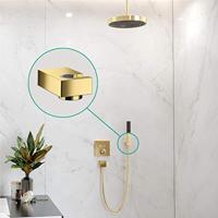 Hansgrohe Handdouchehouder Porter E Wand Gepolijst Goud - thumbnail