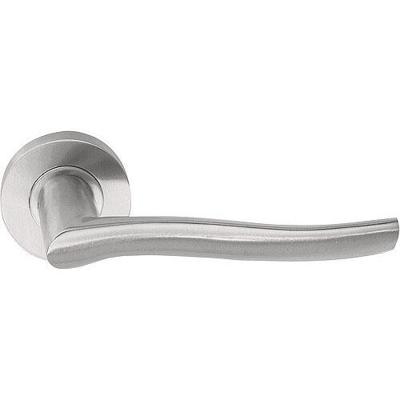 Formani | Deurkruk BASIC LBIX op ronde rozet | RVS mat