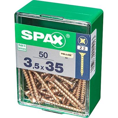 Schroefdoos SPAX Houten schroef Platte kop (3,5 x 35 mm)