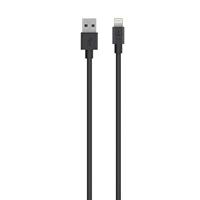 Belkin Mixit Lightning-/ USB-oplaadkabel (geschikt voor iPhone 11, 11 Pro, 11 Pro Max, XS, XS Max, XR, X, 8/8 Plus en andere apparaten, 3 m) zwart - thumbnail